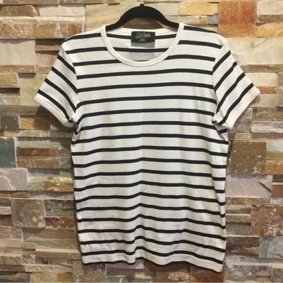 JEAN PAUL GAULTIER Maille Stripes T-Shirt - Picture 1 of 6